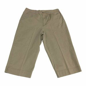 White Stag Stretch Khaki Tan Ladies Size 6 Ladies Capri Pants
